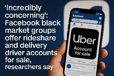 당신의 우버 기사, 진짜일까? 페이스북에서 계정 거래 중
