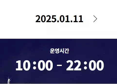 롯데월드 운영시간