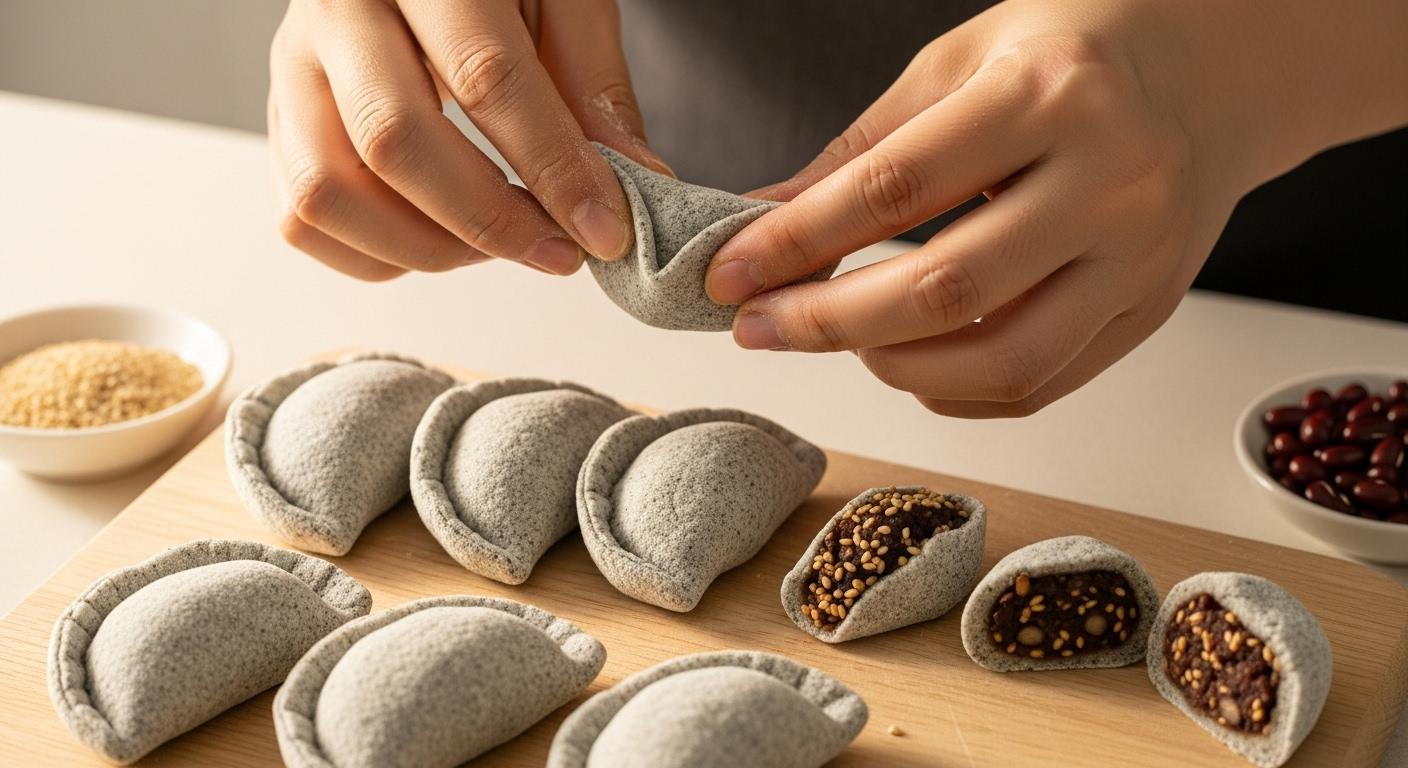 모시송편 만들기