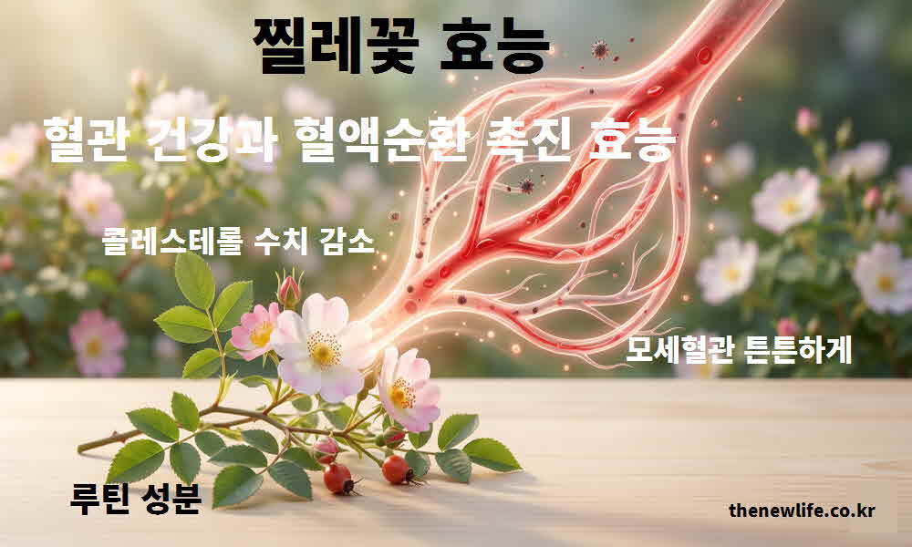 찔레꽃 효능 혈관 건강 혈액 순환 촉진