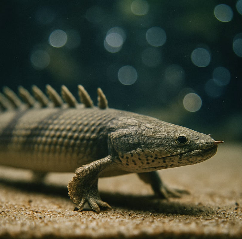 물속을 걷는 작은 용&amp;#44; 폴립테루스