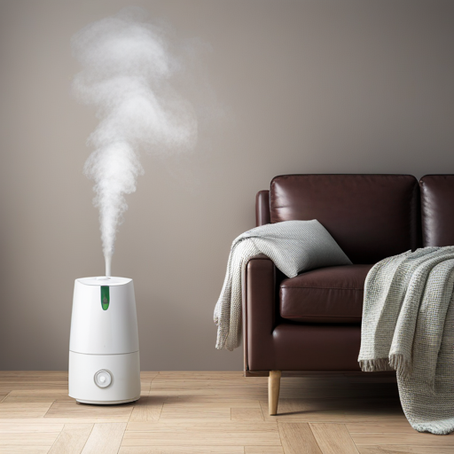 소파 옆 가습기