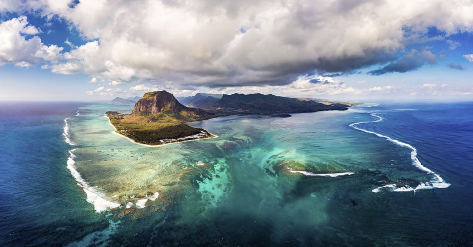 모리셔스 신혼여행 비용 나라 위치 비행시간 수중폭포