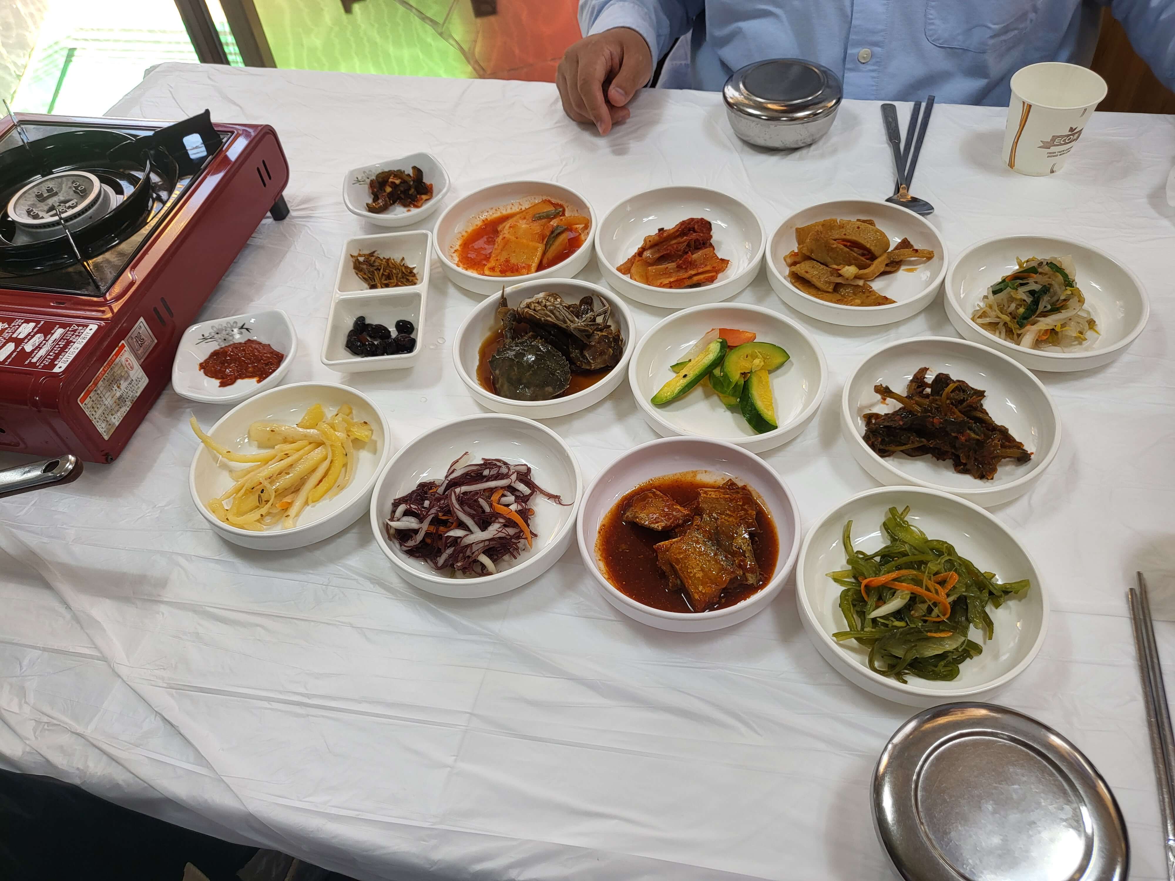 부안 곰소항 아리랑식당 기본상차림