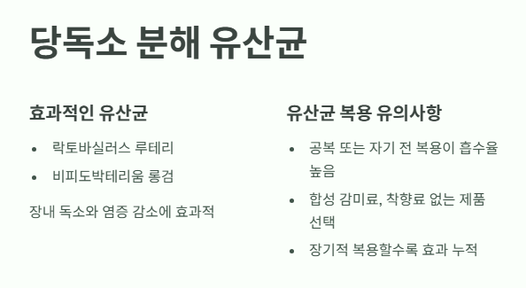 당독소 분해 유산균