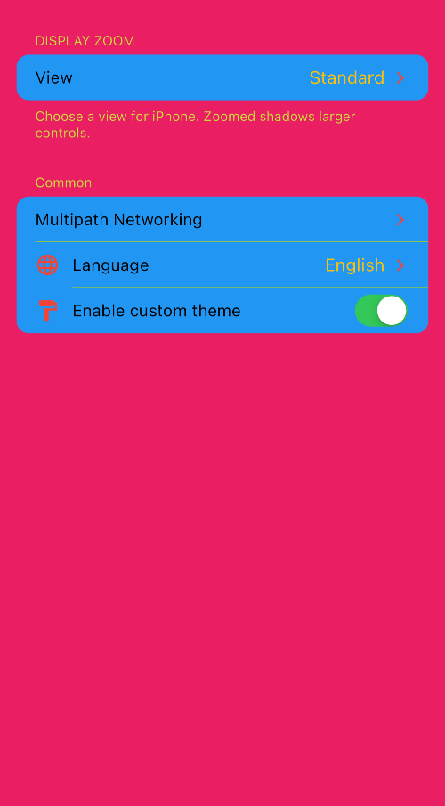 setting_ui 커스텀 화면