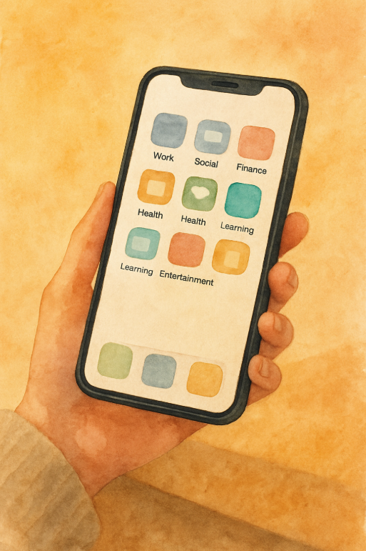 스마트폰 폴더 구조가 주는 심리 안정감