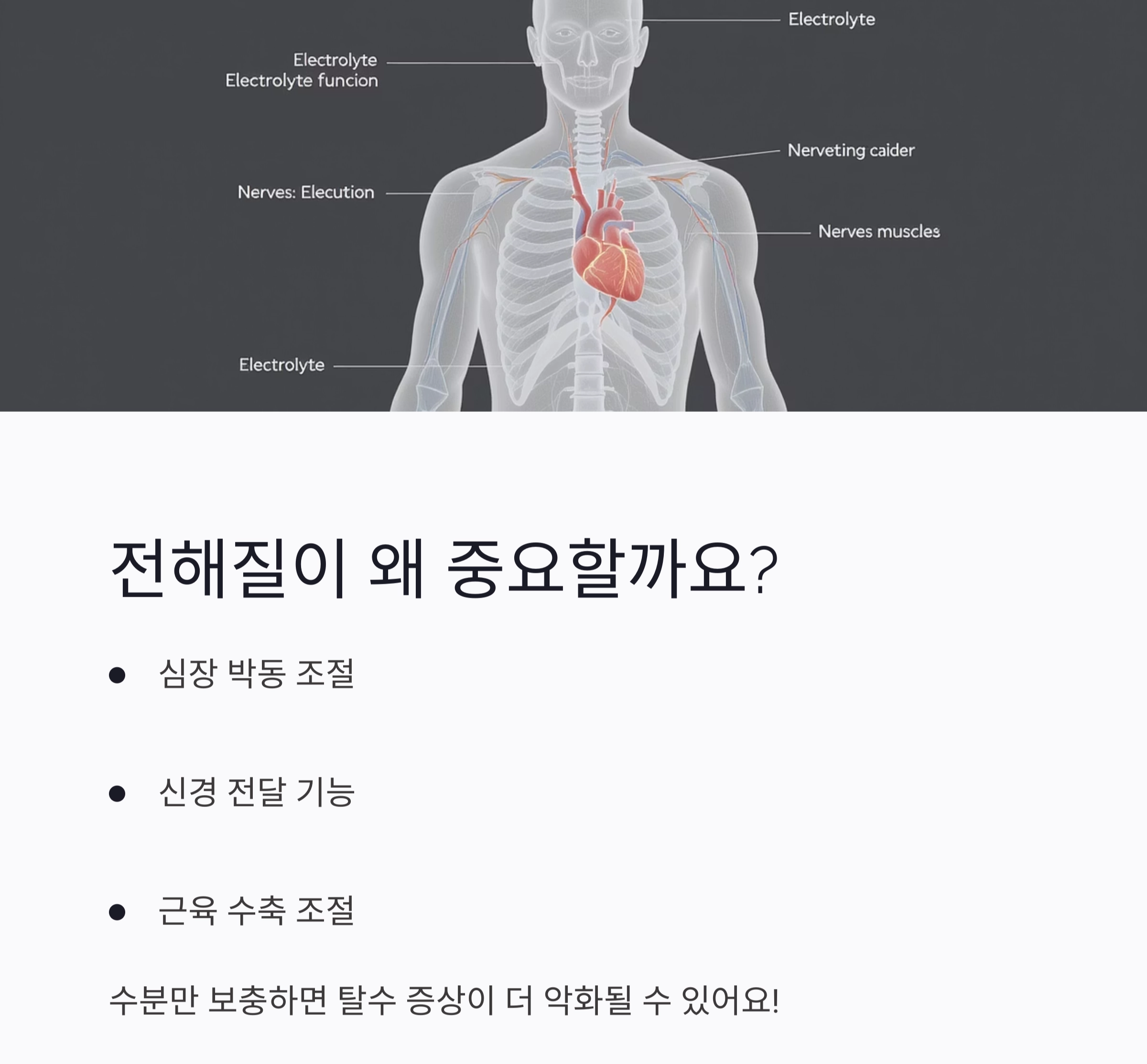 땀이 많을수록 필요한 여름철 전해질 균형 식단 가이드