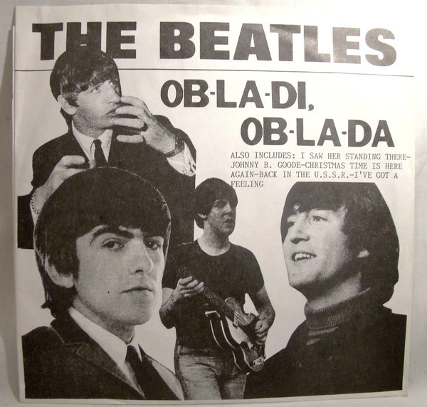 비틀즈 Ob-La-Di, Ob-La-Da 흑백 LP