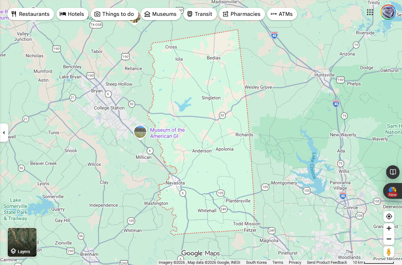 The site where TerraFabcs will be built, searched on Google Maps