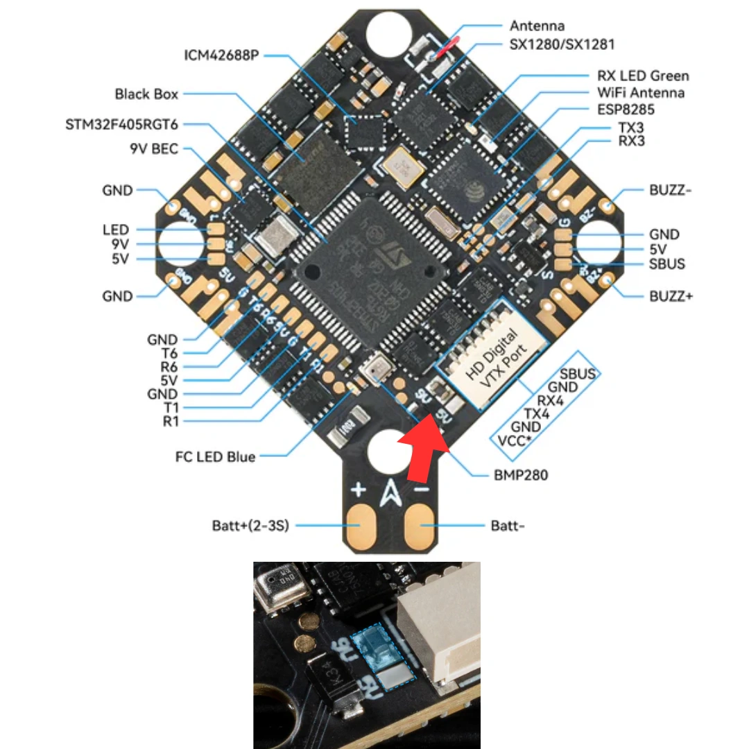 Pavo20 Pro 미니 FPV 비행 컨트롤러