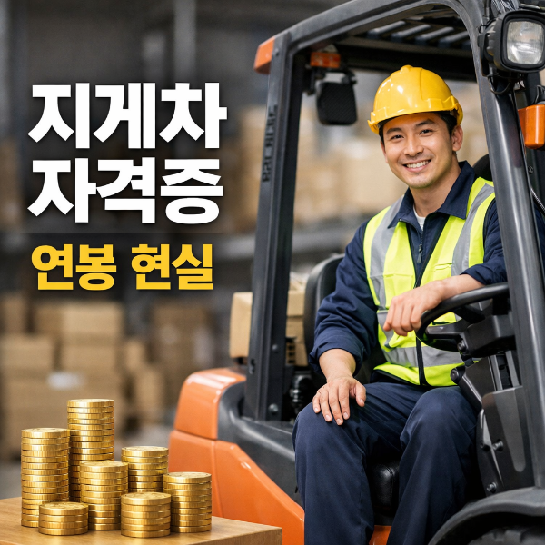 지게차운전기능사 취업 전망과 연봉 현실 (2026 최신 정보)