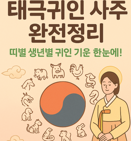 평생 귀인을 끌어당기는 띠가 있다? 태극귀인 생년 대공개!