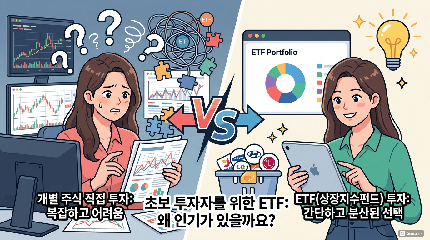 ETF가 초보 투자자에게 인기인 이유