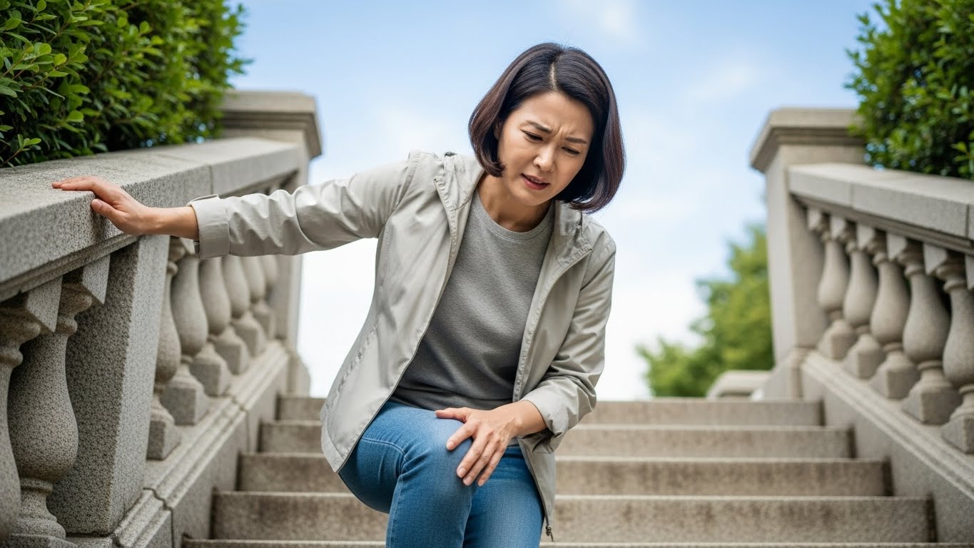 계단 이용할 때 무릎이 아픈 이유