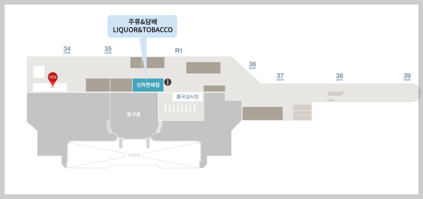 김포공항 면세점, 신라면세점, 롯데면세점