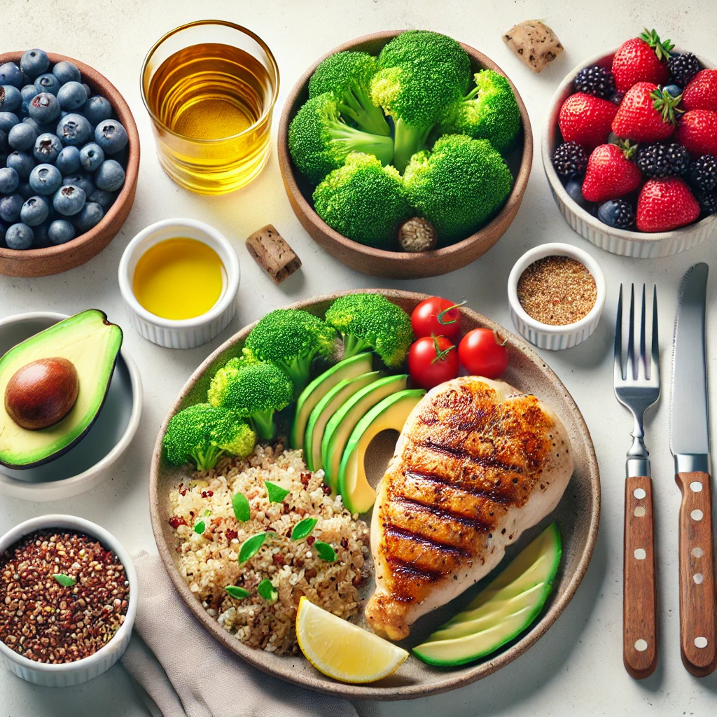 혈당 조절에 도움되는 식단 이미지