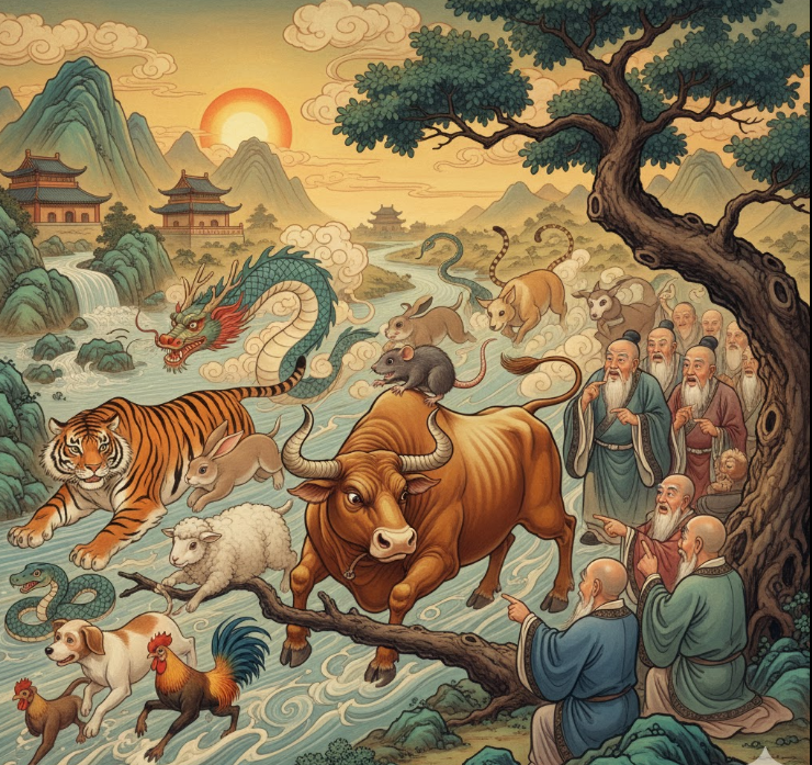 12간지 동물 도착 순서