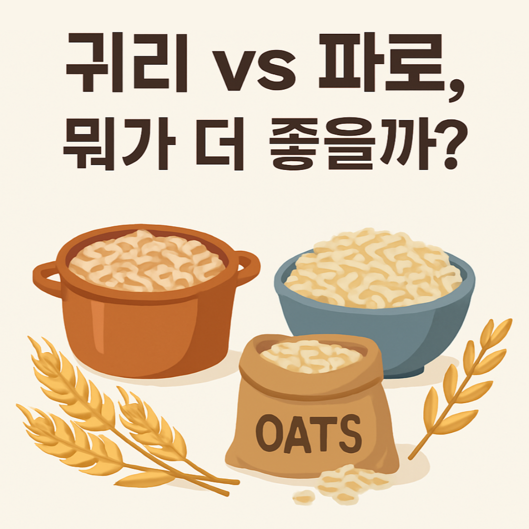귀리와 파로 비교글 썸네일 이미지