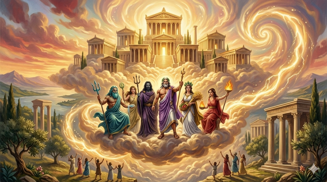 그리스로마신화 노래 제우스 크로노스 포세이돈 하데스 헤라