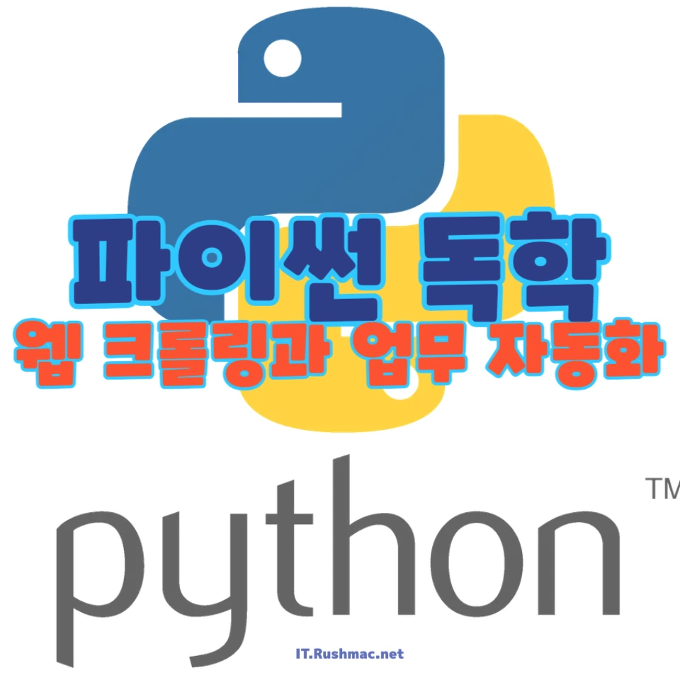 파이썬 독학을 통해 웹 크롤링과 업무 자동화