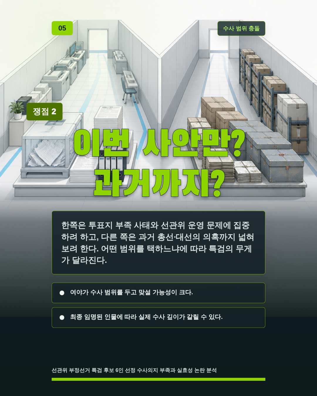 이번 사안만? 과거까지?