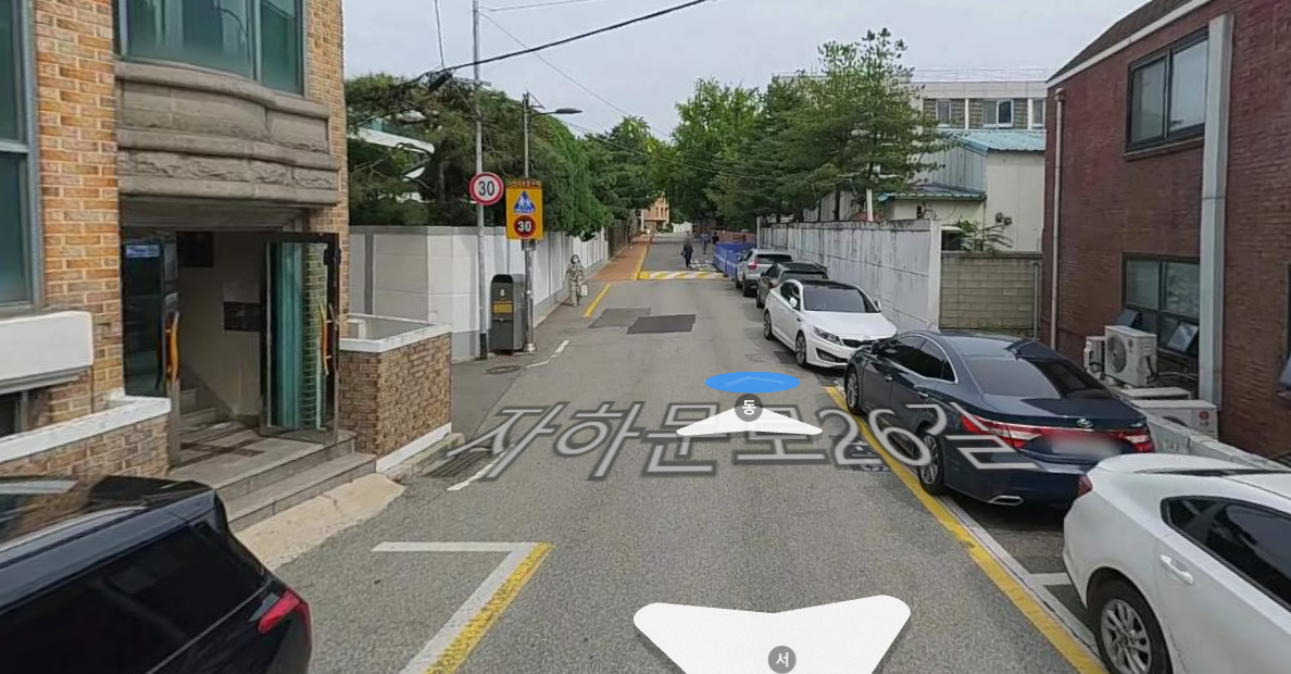 청와대 인근 주차