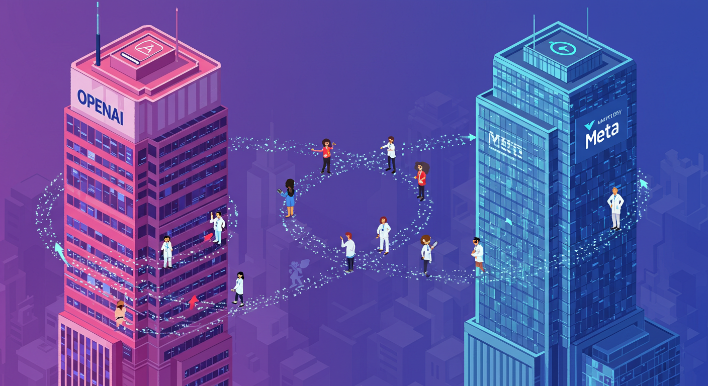 오픈AI와 메타의 인재 쟁탈전