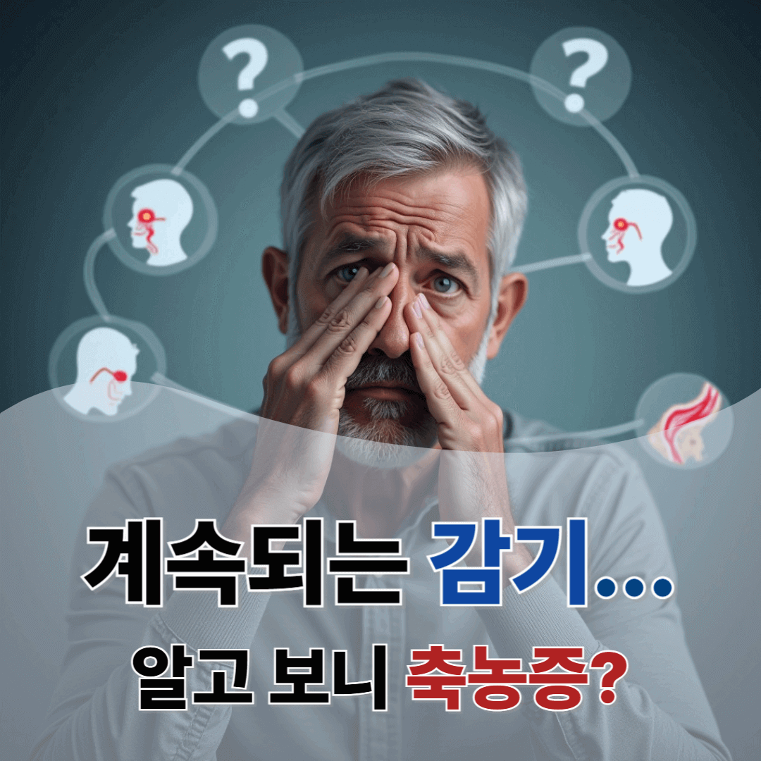 감기인가 축농증인가? 아이 면역력이 축농증을 부른다