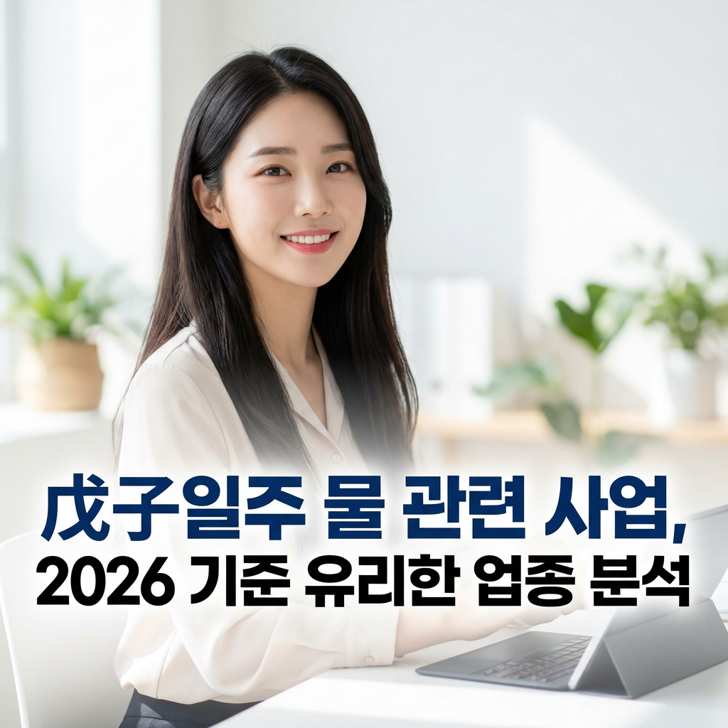 戊子일주 물 관련 사업 ｜ 2026 기준 유리한 업종 분석