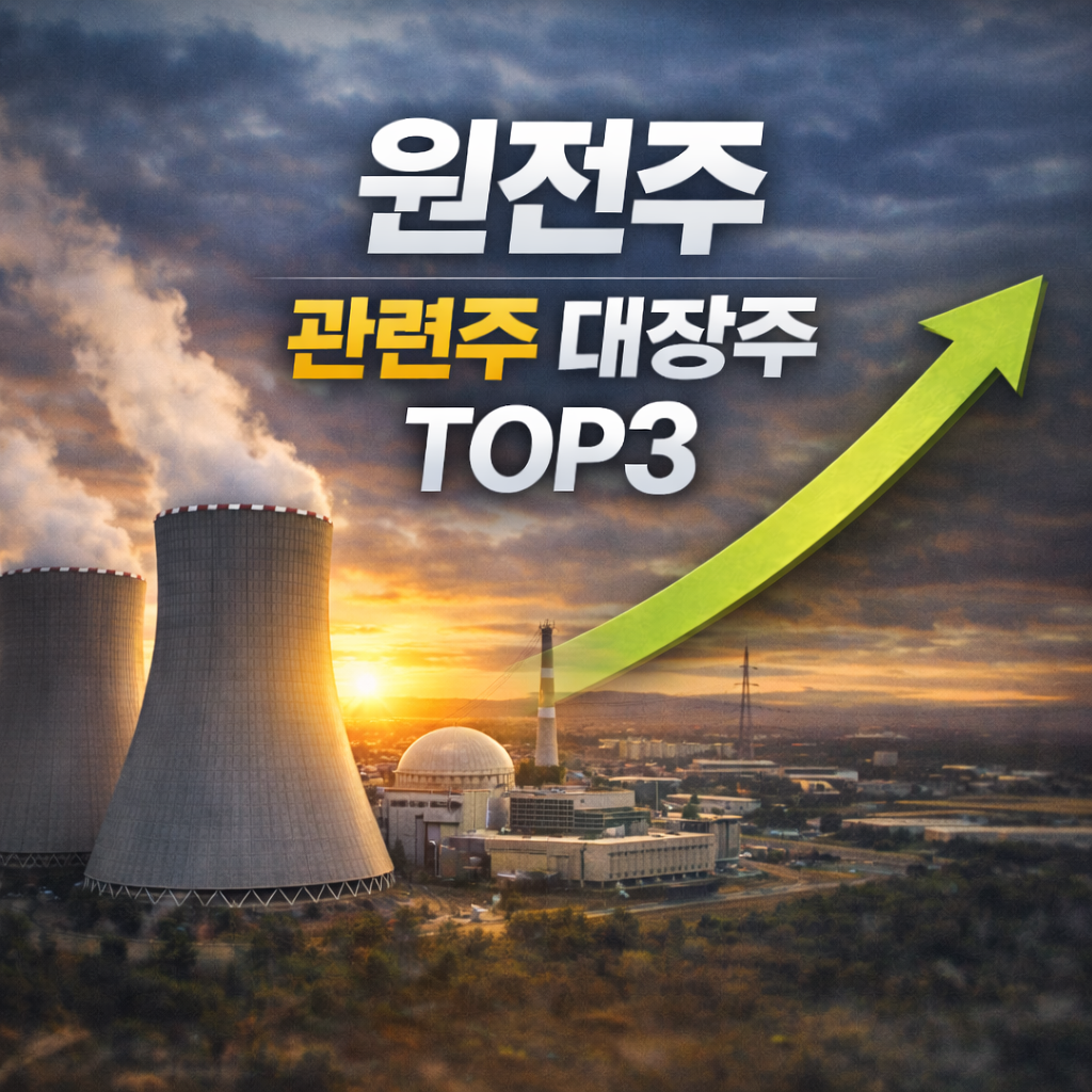 원전주 대장주 관련주
