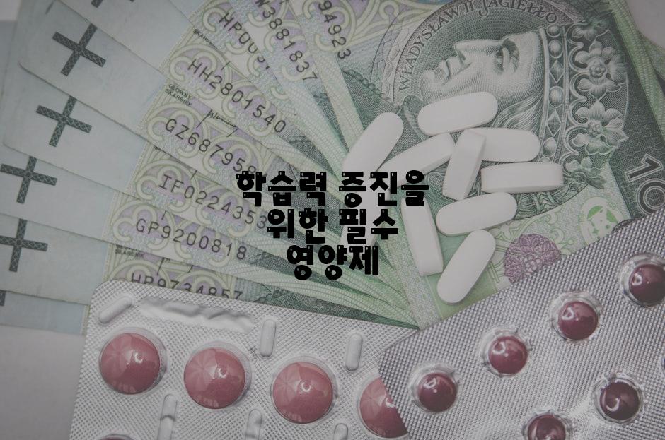 학습력 증진을 위한 필수 영양제