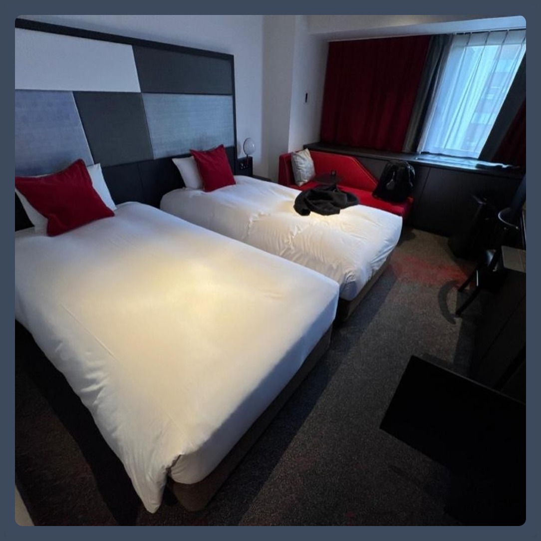 크로스 호텔 오사카(ORIX HOTELS & RESORTS) 숙소 내부