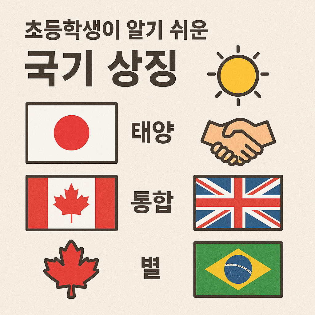 초등학생이 알기 쉬운 국기 상징