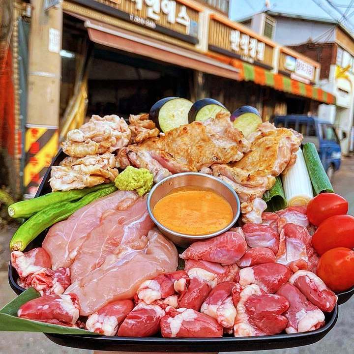 닭안창살 닭목살 닭다리살 이유있는 맛쓰리 닭특수부위 닭숯불구이 영등포 문래동 맛집 추천