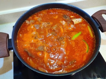 매운 돼지갈비찜