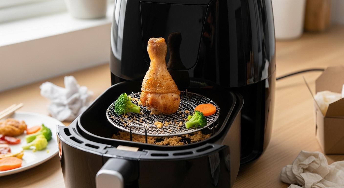 용량 부족 에어프라이어 1달 사용 후기