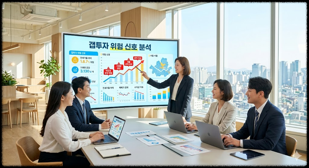 갭투자 위험 신호 분석