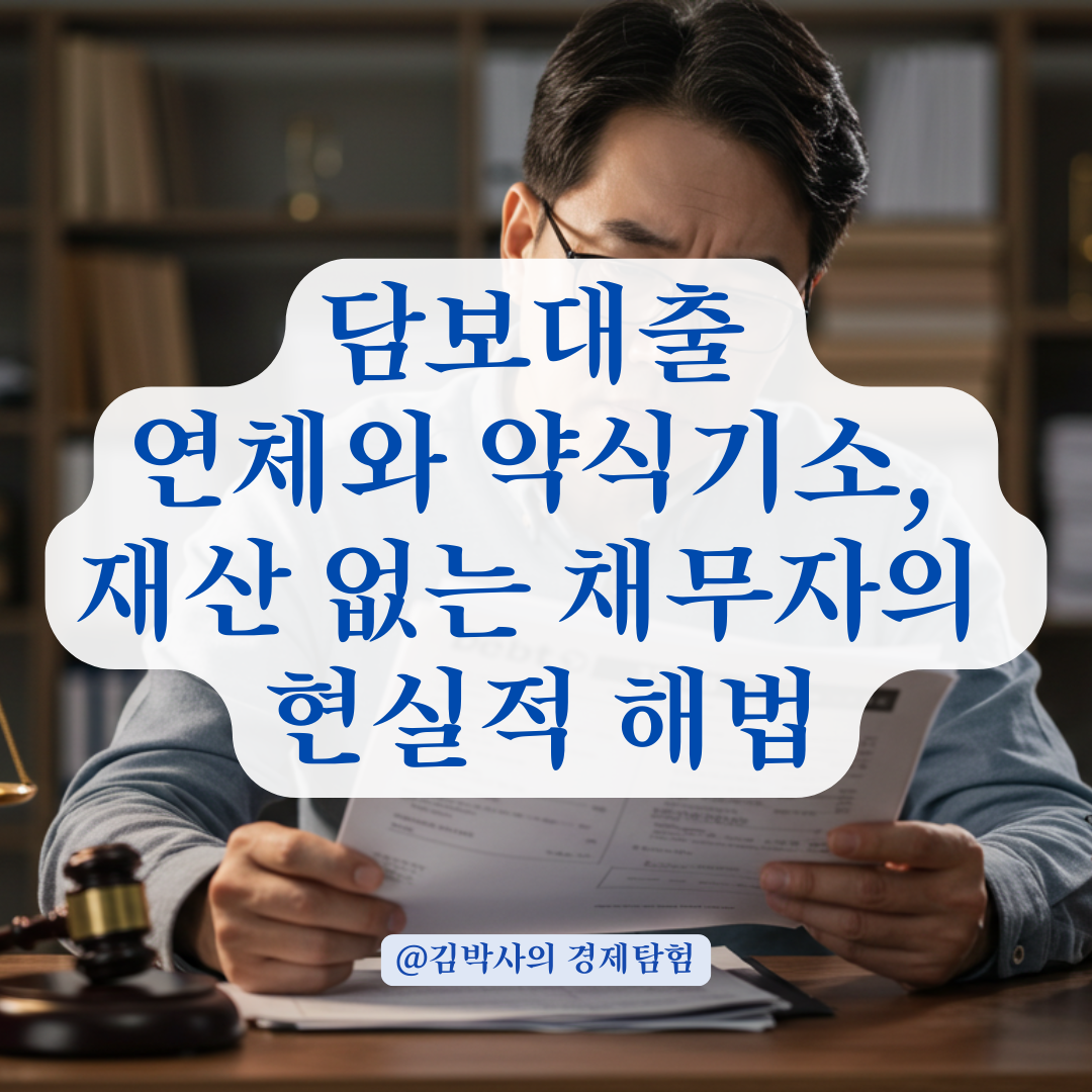 담보대출 연체로 약식기소까지, 채무자 입장에서 재산 없을 때 선택할 수 있는 현실적 방안.