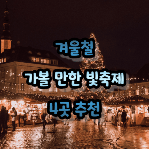 겨울철 가볼 만한 빛축제 4곳 추천