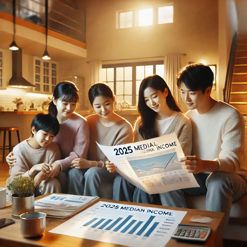 [2025 중위소득 최신표] 가구 수에 따른 월소득 기준 한눈에 보기!