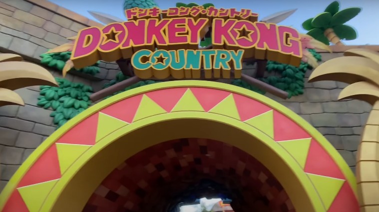 일본여행 추천 슈퍼 닌텐도 월드의 동키콩 컨트리