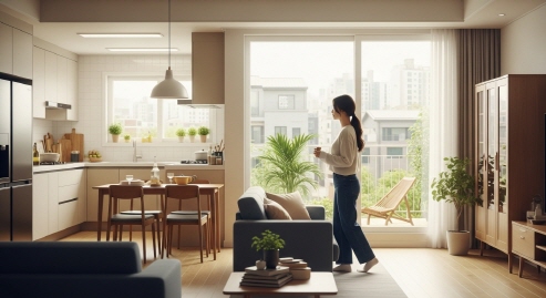 청년 주거 지원 홍보 포스터