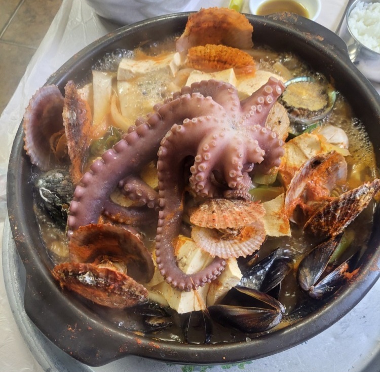 생방송투데이 한우물의법칙 문어해물뚝배기 거제도 맛집 정보