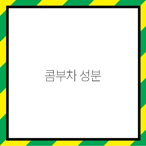 콤부차 성분
