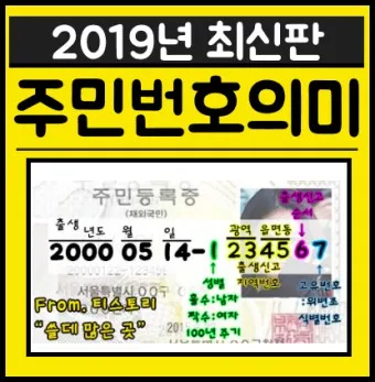 주민등록번호 뒷자리 의미 지역 구분 방법_21