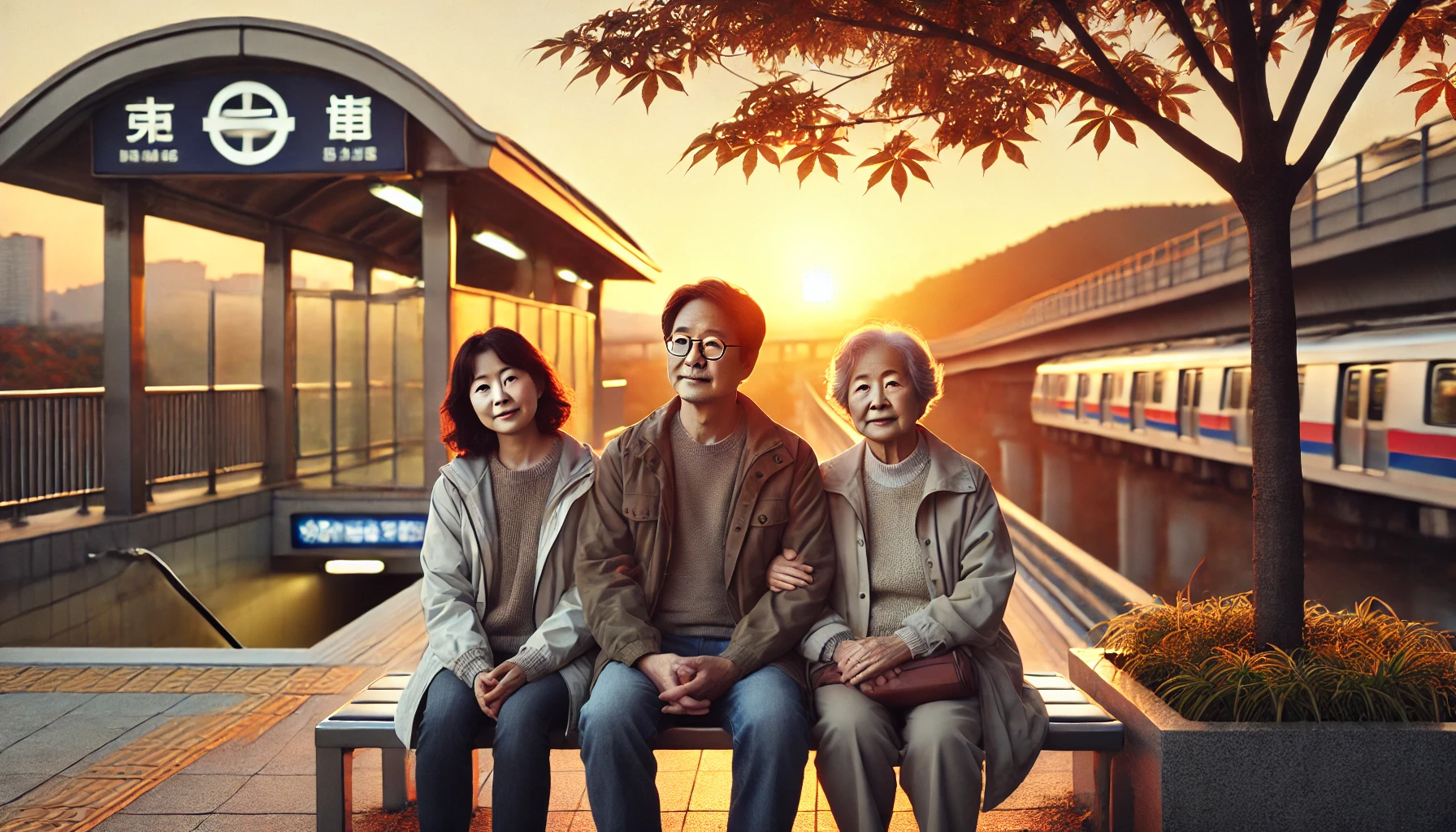 저녁 무렵 지하철로 떠나는 소소한 산책 – 여름밤과 초가을에 즐기는 혈당 관리 & 마음 충전 코스