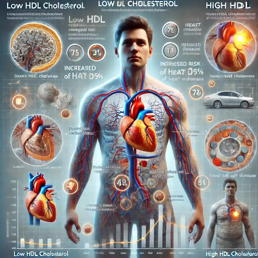 HDL콜레스테롤 낮으면 높으면