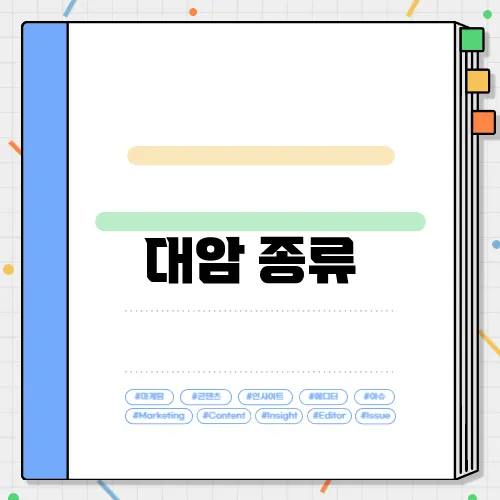 대암 종류