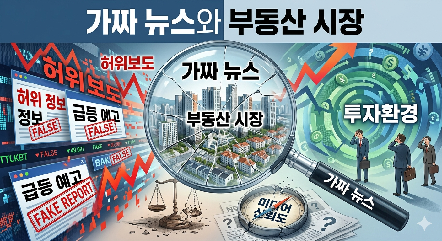 가짜 뉴스와 부동산 시장 (허위보도, 미디어신뢰도, 투자환경)